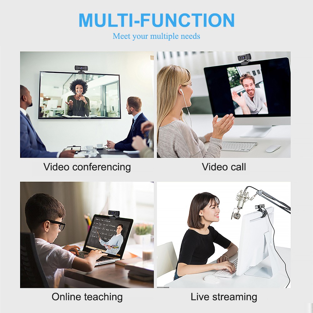 HD748 OKER FULL HD1080P WEBCAM +ขาตั้งกล้อง CM-OK-HD-HD748