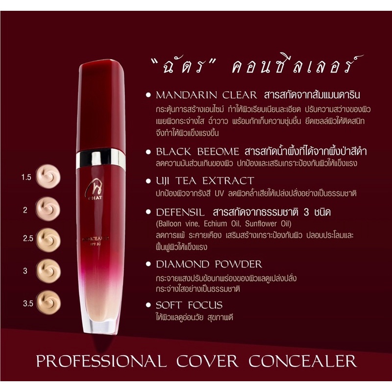 Chat Concealer คอนซิลเลอร์ น้องฉัตร ปกปิดทนนาน 8 ชั่วโมง