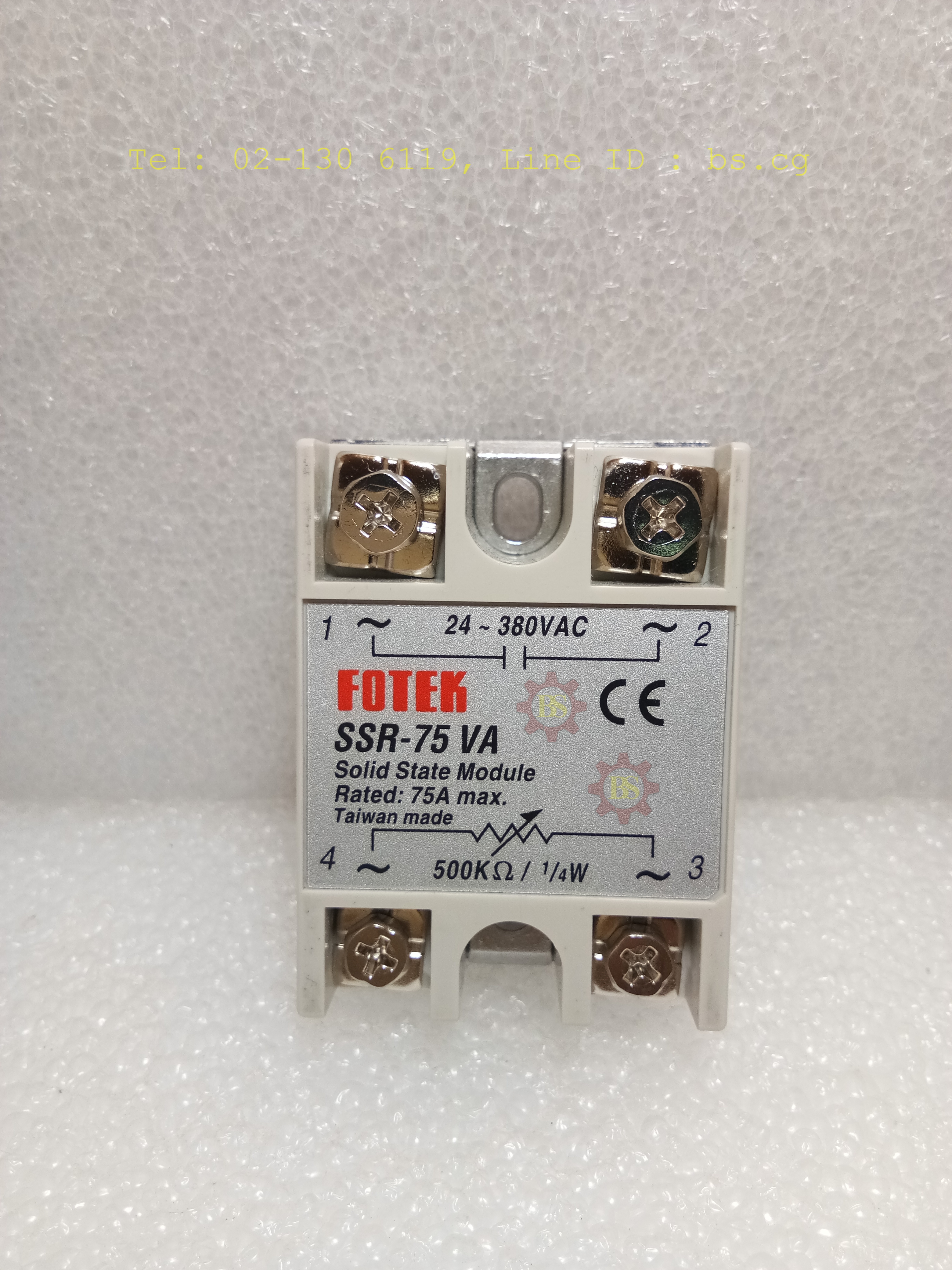 FOTEK : Solid State Module Rated: 75A max. SSR-75 VA