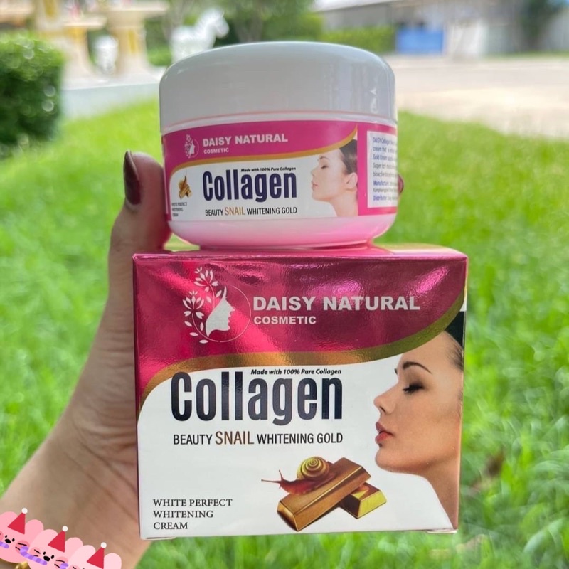 Daisy Natural ครีมคอลลาเจน 4 สูตร วิตซี / วิตอี / สเนล / เลมอน Collagen Whitening Cream