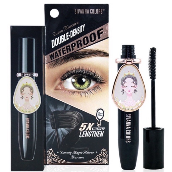 SIVANNA MASCARA HF924 ซิวานน่า คัลเลอร์ มาสคาร่าหัวแปรงซิลิโคน ปัดแล้วขนตาไม่เป็นก้อน กันน้ำกันเหงื่อ ติดทนนาน ไม่แพนด้า