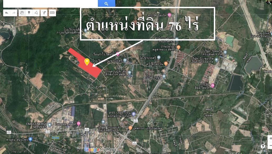 ขายที่ดินสวยราคาถูกที่สุด อ.สัตหีบ จ.ชลบุรี ใกล้สถานีตำรวจ+โรงพยาบาล+สนามบิน เหมาะแก่การทำธุรกิจบ้านจัดสรรหรืออื่นๆ