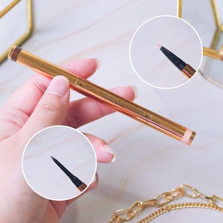 Browit Perfectly Defined Brow Pencil & Concealer 0.08g+0.05g ดินสอเขียนคิ้วและคอลซีลเลอร์ 2 in 1 น้องฉัตร
