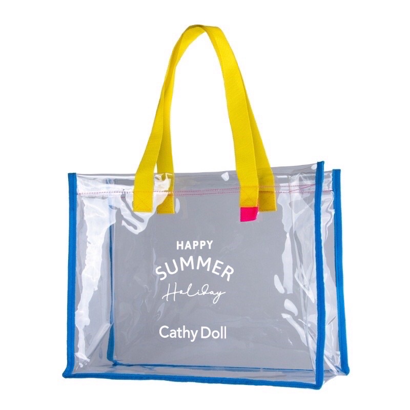 กระเป๋า พลาสติกใส PCV สะพานข้างได้