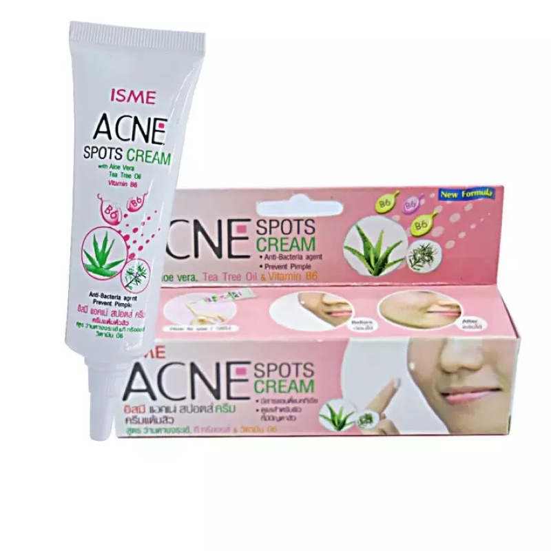 ISME Acne Spots Cream 10g ครีมแต้มสิว