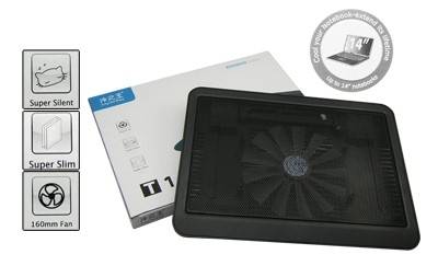 RAZEAK N-191 G-TECH BLACK FAN NOTEBOOK 1 FAN N191 FA-GO-NB-N191B