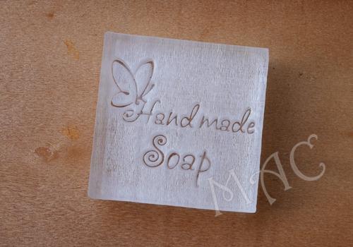 HANDMADE BUTTERFLY SOAP STAMP 4.2 X 4.2 CM.