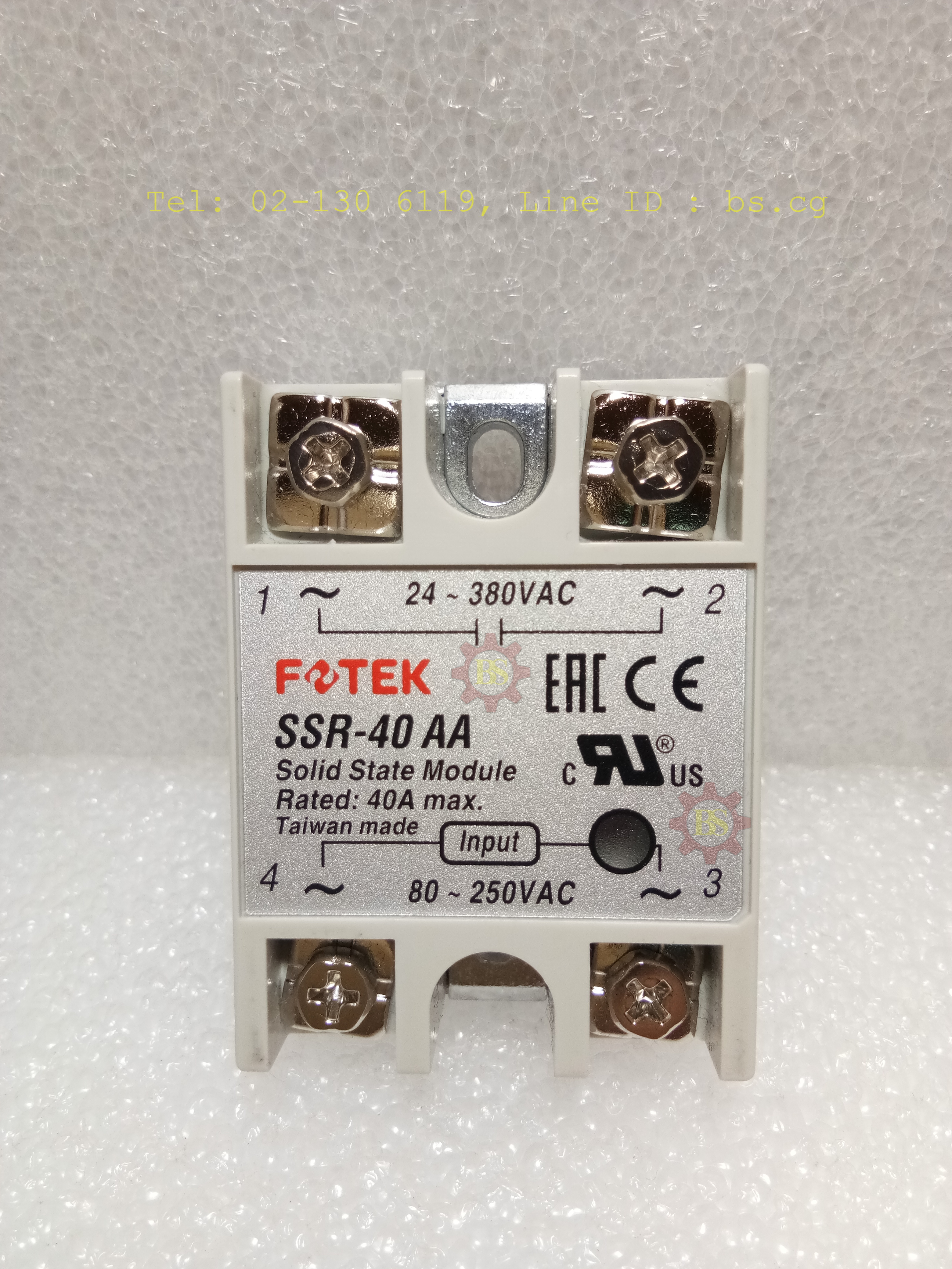 FOTEK : Solid State Module Rated: 40A max. SSR-40 AA
