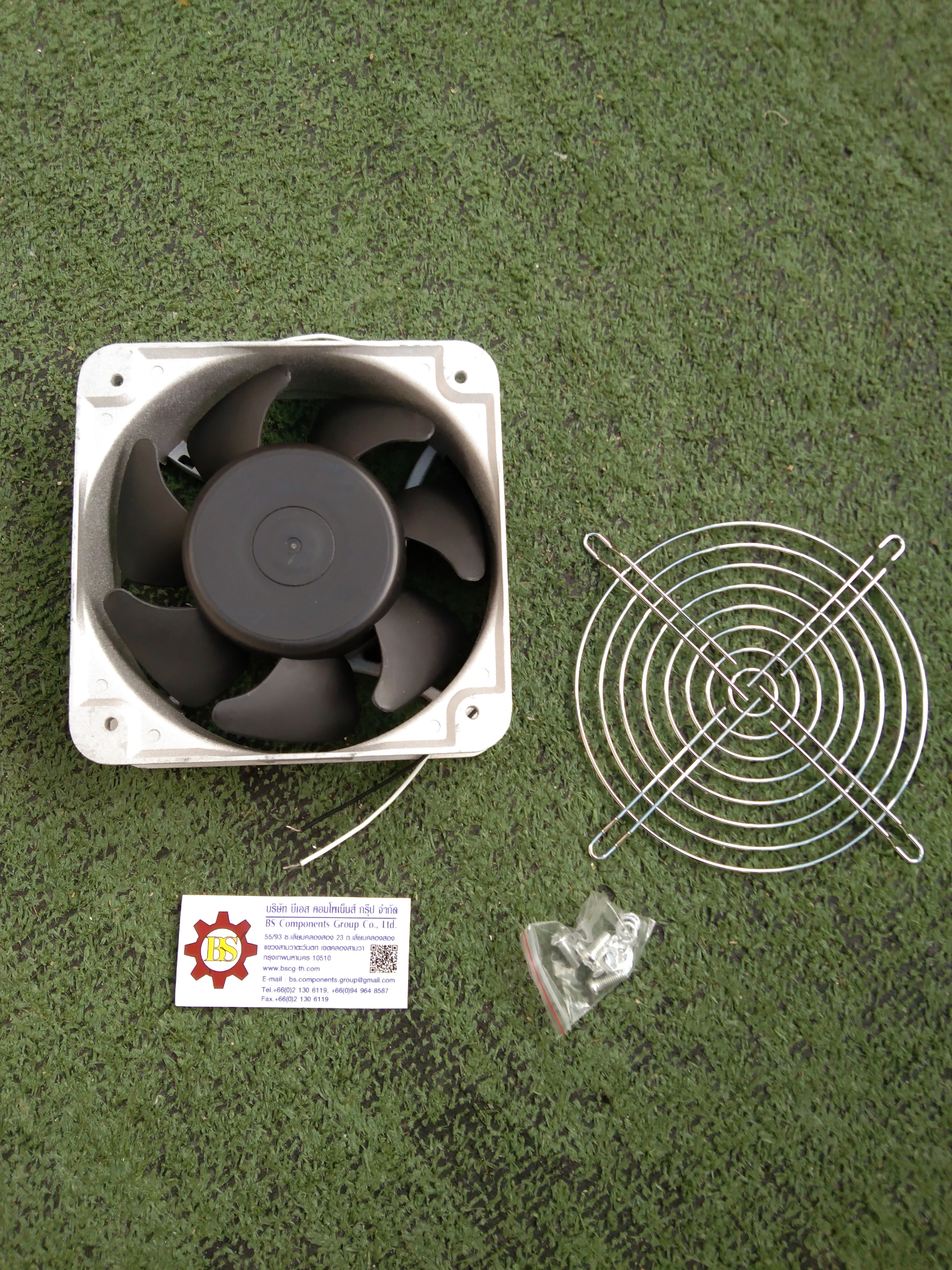 WINDSTORM: พัดลม WB155H7PS-A2LG 6" 200-240Vac (150x150)