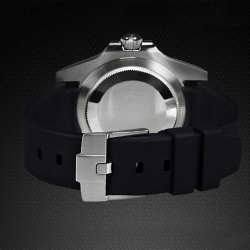 สายนาฬิกายาง RUBBER B เขียว สำหรับ ROLEX ขนาด 20 mm RUBBER B WATCH STRAP GREEN