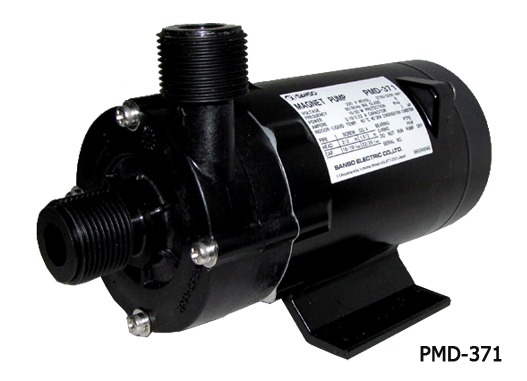 SANSO ปั๊มสูบน้ำยาเคมี ระบบขับดันใบพัดแม่เหล็ก รุ่น PMD-371