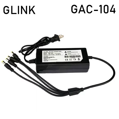 GAC-104 Glink Adapter Adaptor 12V 5A สำหรับกล้องวงจรปิด AN-GL-DV-GA104