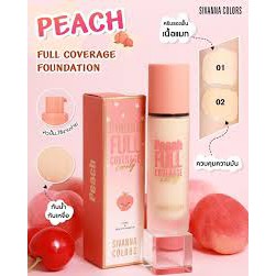 Sivanna Colors Peach Full Coverrage Foundation HF5044 ซีเวียน่า รองพื้นพีช