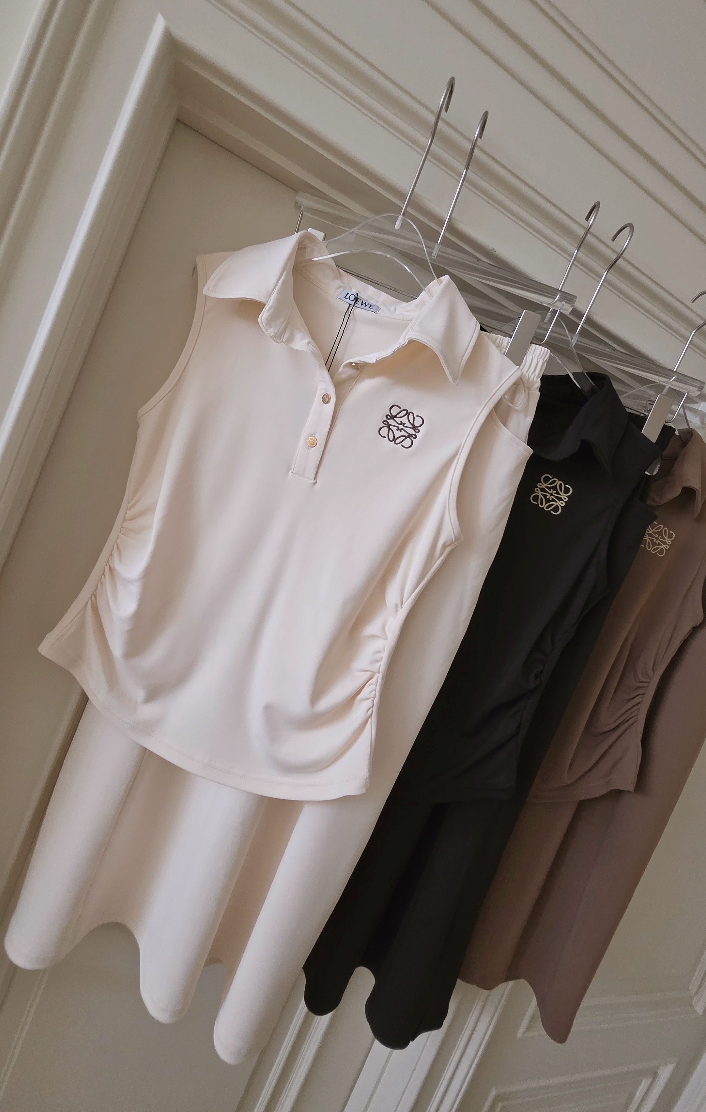 งานเกาหลี 100% Tag#cottoncandy เซท เสื้อ ผ้าเนื้อดีเด้งยืดหยุ่น ใส่สบาย เนื้อผ้าละมุนผิวสุดๆ + พร้อมกระโปรงฟรีไซส์