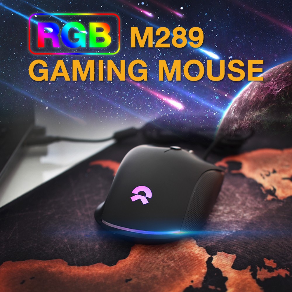 OKER M289 MOUSE MACRO USB 7200DPI ESPORTS RGB BACKLIT SKU-02951