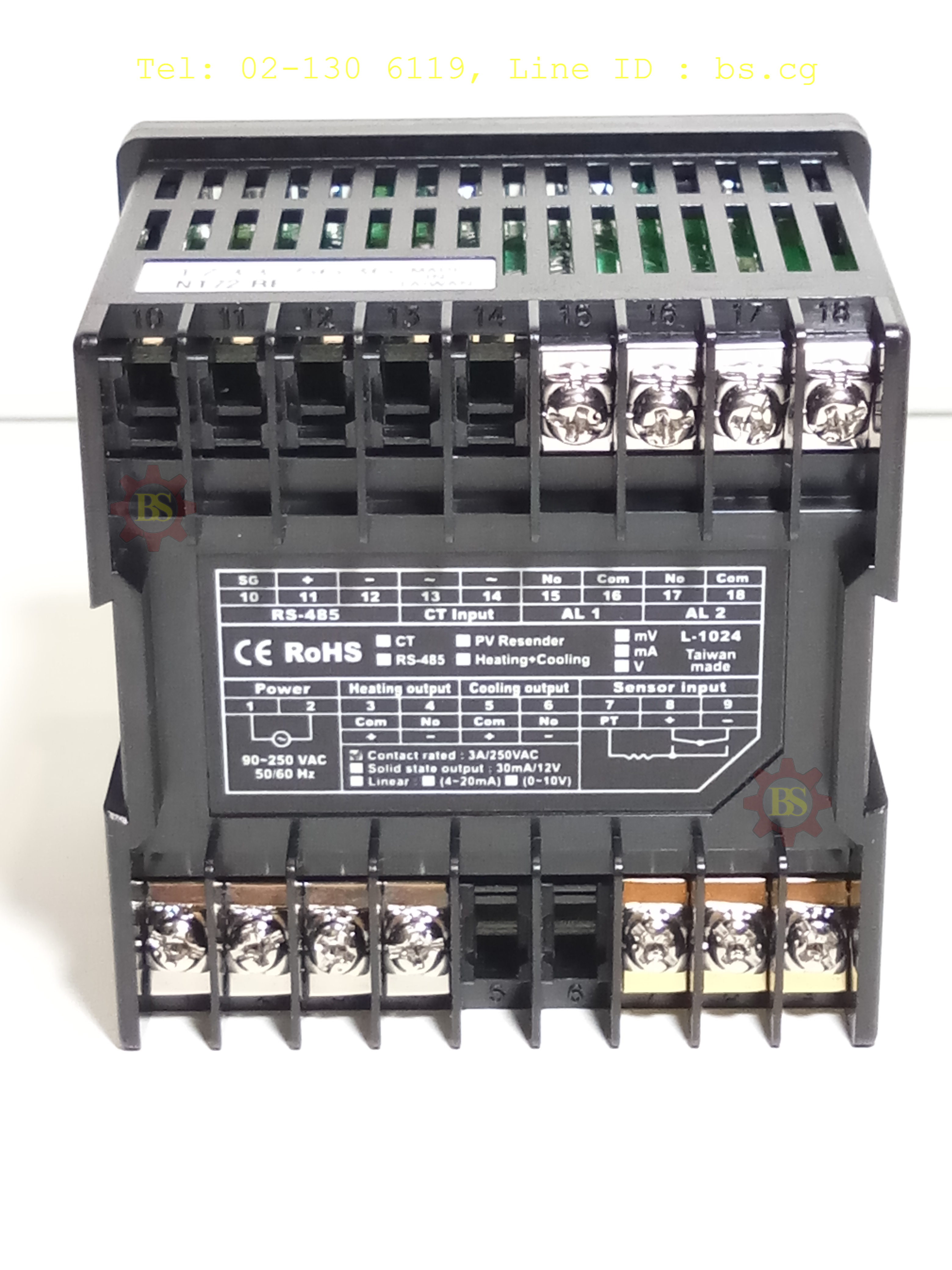 FOTEK : Temperature Controller Output:Relay 3A/250VAC NT-72RE