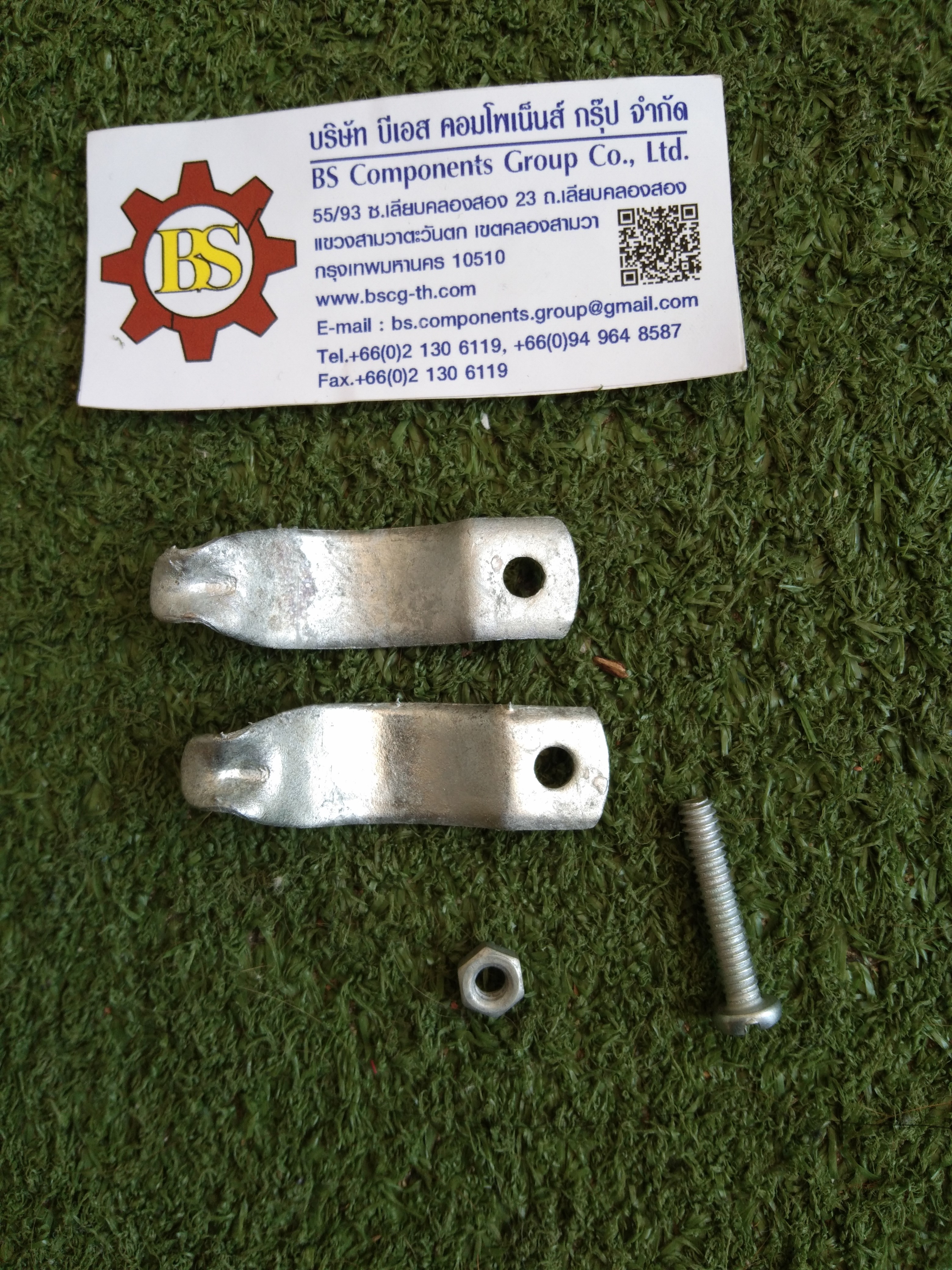 STEEL CITY : แคล้มวงเดือนบอาบสังกะสี 3/4” HBC22