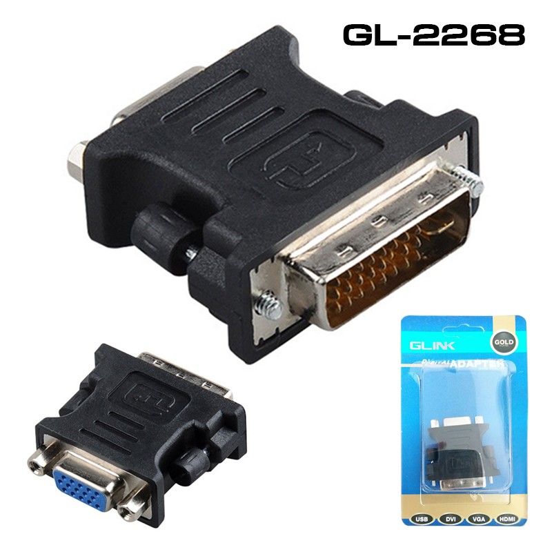GL-2268 GLINK Converter DVI 24+1 (M) TO VGA (F) SKU-02208