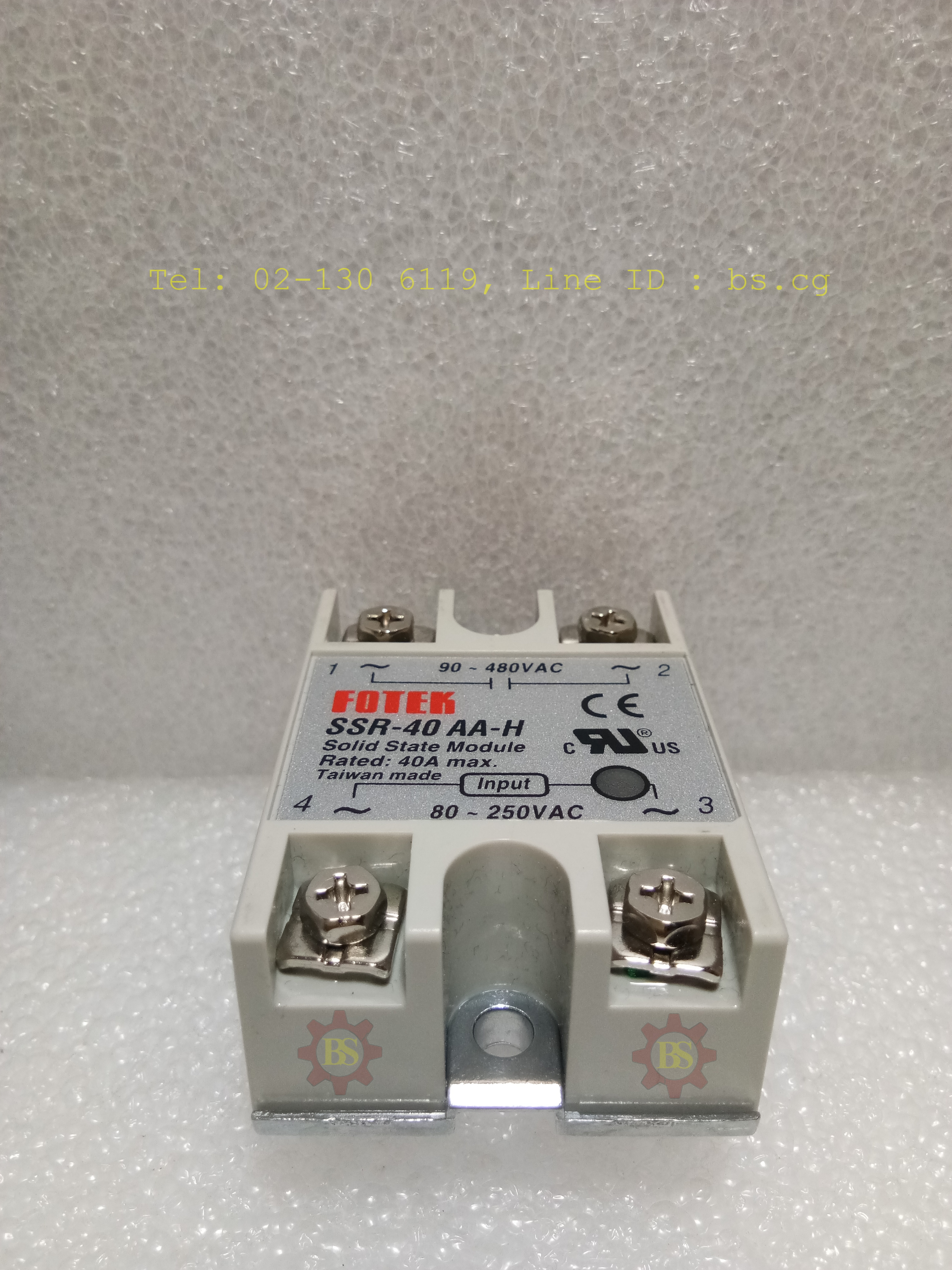 FOTEK : Solid State Module Rated: 40A max. SSR-40 AA-H