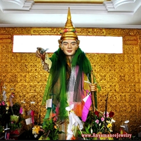 เทพทันใจประดับเพชรcz ปลุกเสกแล้วขอพรดังหวังเด่นเรื่องโชคลาภ