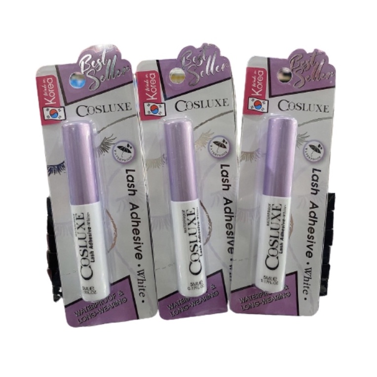 Cosluxe กาวติดขนตาปลอม 5 มล. Made in Korea ดูเป็น ธรรมชาติ สำหรับ ต่อขนตา