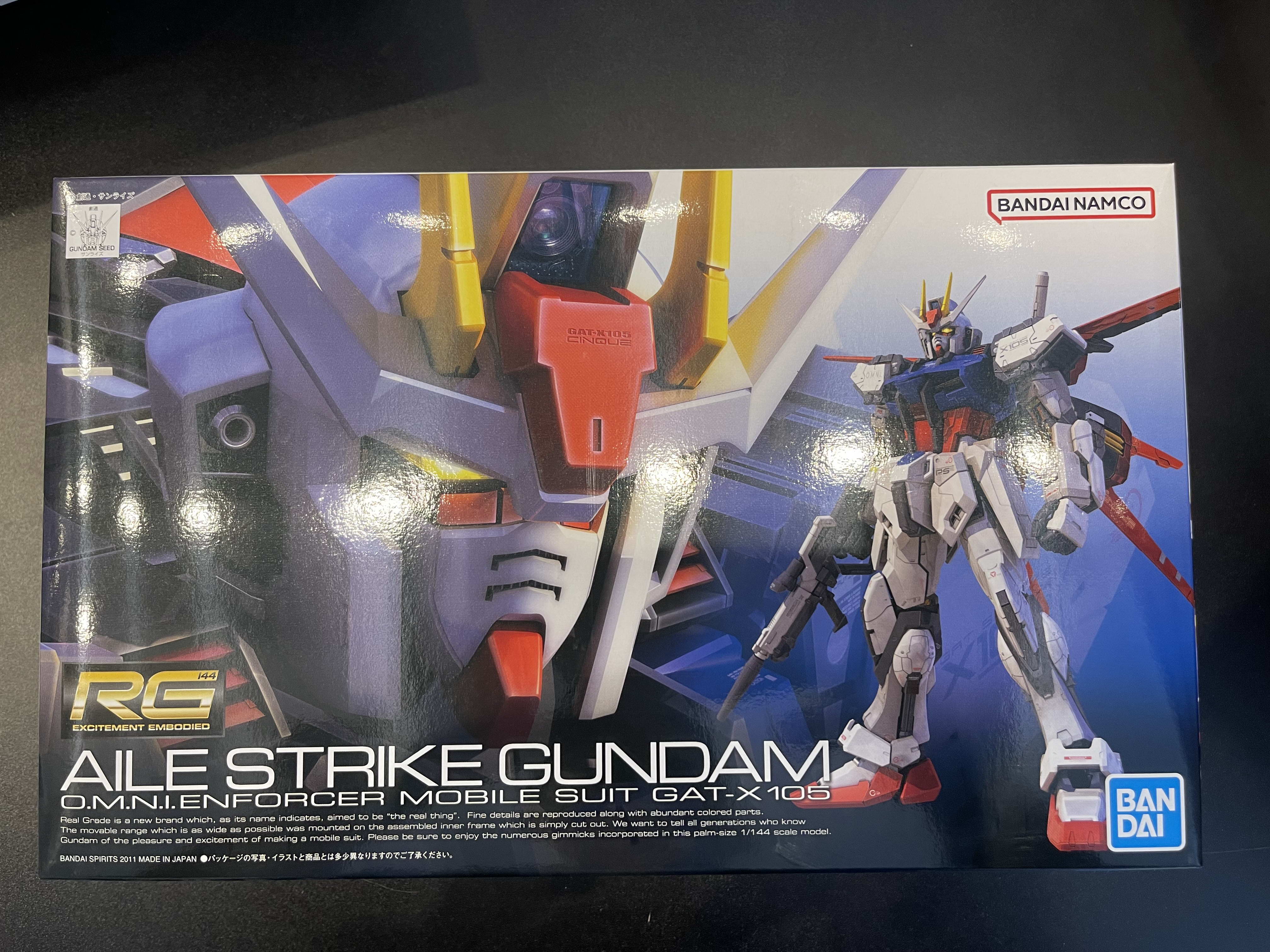 Rg 1/144 aile strike gundam
