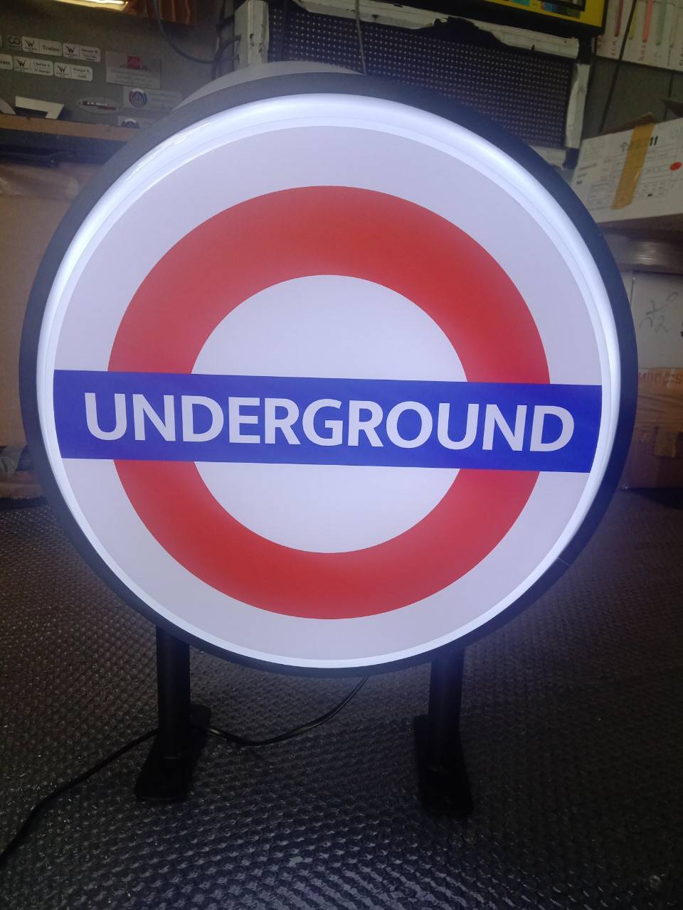 กล่องไฟสำเร็จรูป กล่องไฟวงกลม กล่องไฟติดหน้าร้าน