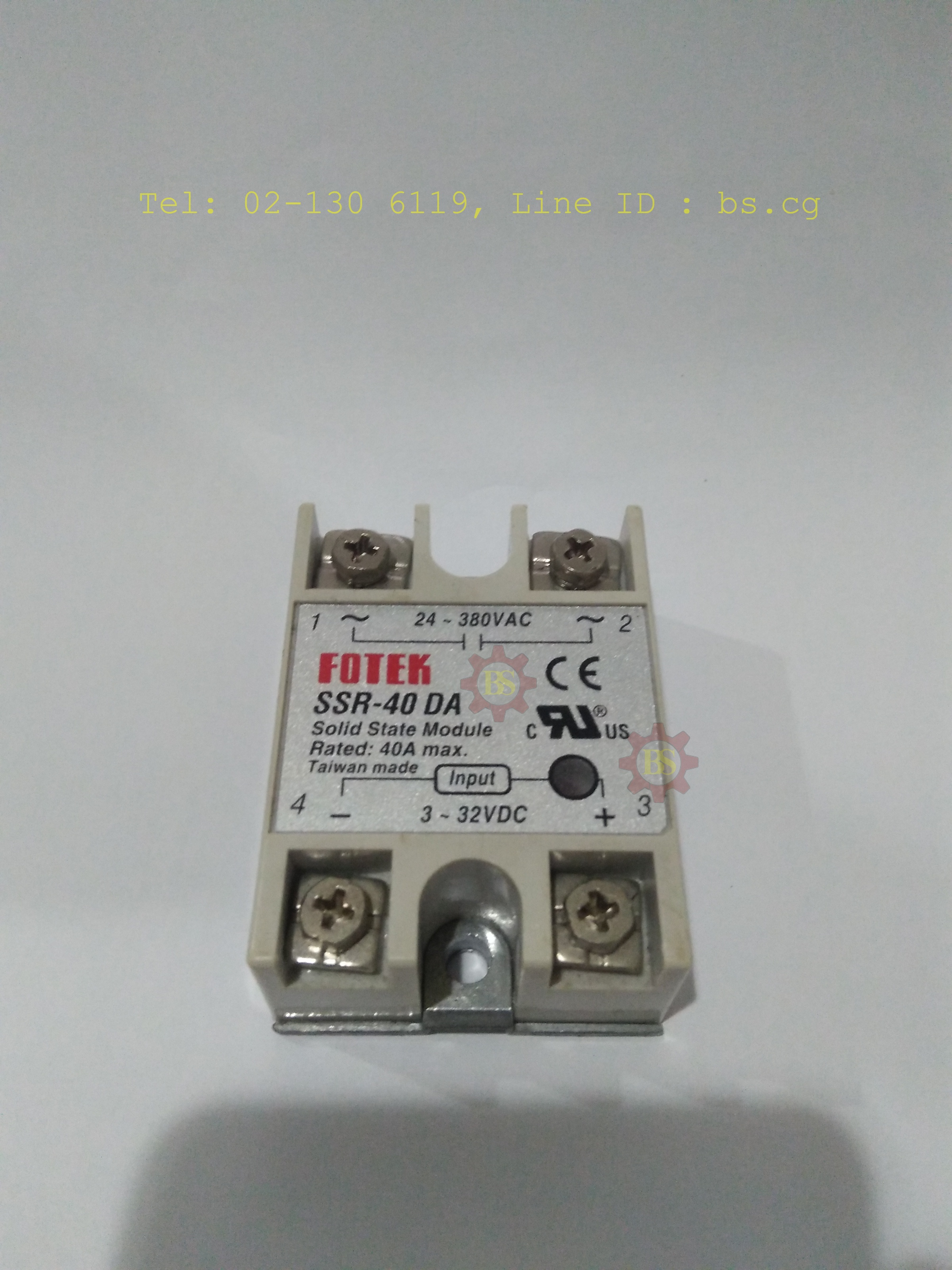 FOTEK : SSR-40DA, Single Phase Solid State Relay