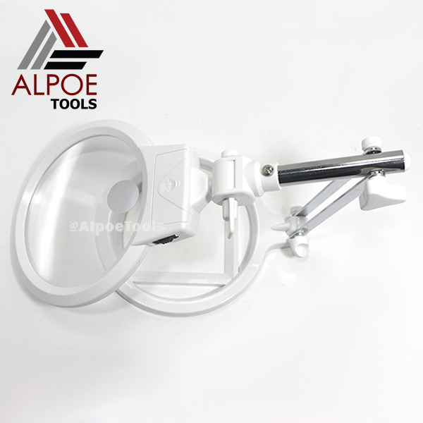 แว่นขยายตั้งโต๊ะ พับได้ กำลังขยาย 2X รุ่น MG3B-1A