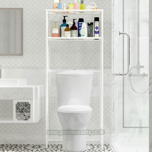 ชั้นวางคร่อมเครื่องซักผ้า ชั้นวางคร่อมชักโครก ชั้นวางคร่อมอเนกประสงค์ ประหยัดพื้นที่ WH-GE-HM-SH001