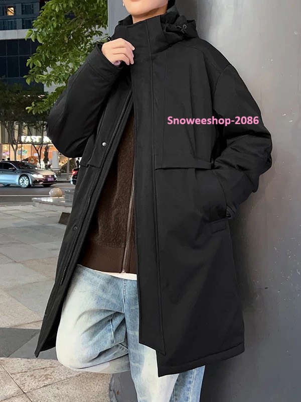 เสื้อโค้ทยาวบุหนา อุ่นได้ถึงติดลบ ไซส์ใหญ่พิเศษ L-8XL และ 3 สีสุดเท่ ใส่เที่ยวต่างประเทศหรือขึ้นเหนือก็เท่ได้ทุกองศา กันน้ำ กันลม กันหิมะครบจบในตัวเดียว ทรงยาวเหนือเข่า ดูแพง ใส่แล้วหุ่นดูสูงเพรียว มีฮู้ดปรับได้ ใส่สบายไม่อึดอัด