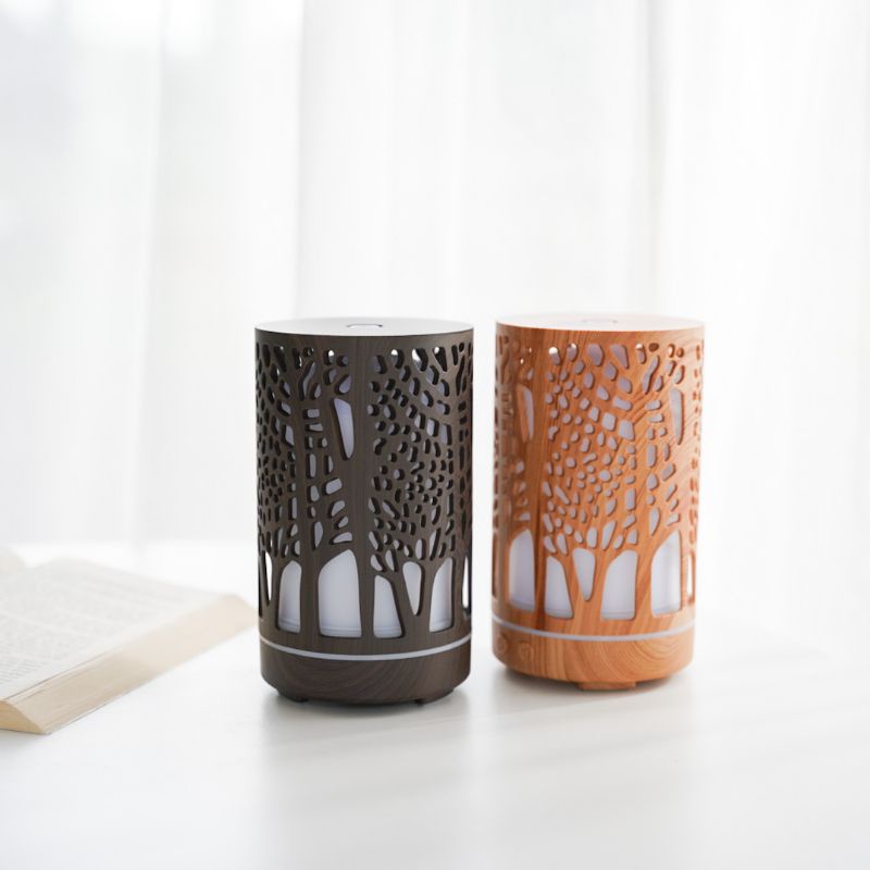 Baipai เครื่องพ่นอโรมา 🧡 Aroma Diffuser พ่นน้ํามันหอมระเหย เพิ่มความชุ่มชื้นในอากาศ มีไฟ LED เปลี่ยนสีได้