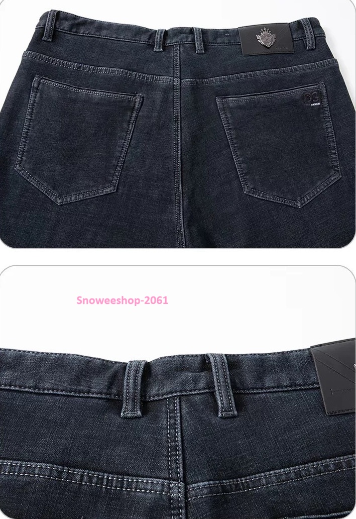 กางเกงกันหนาวคนอ้วนใส่ได้ทั้งผู้ชายและผู้หญิง Big Size มีเอว 36–54 หนาวติดลบก็ไม่หวั่น กางเกงยีนส์กันหนาวบุกำมะหยี่หนาพิเศษ อุ่นนุ่มใส่สบาย ไม่โป๊ะ แมทช์ง่ายกับทุกลุค มีทั้งทรงตรง / ทรงหลวม ใส่ได้ทั้งผู้ชาย & ผู้หญิง 2 สี : ยีนส์คลาสสิก / ดำเท่เรียบหรู หน