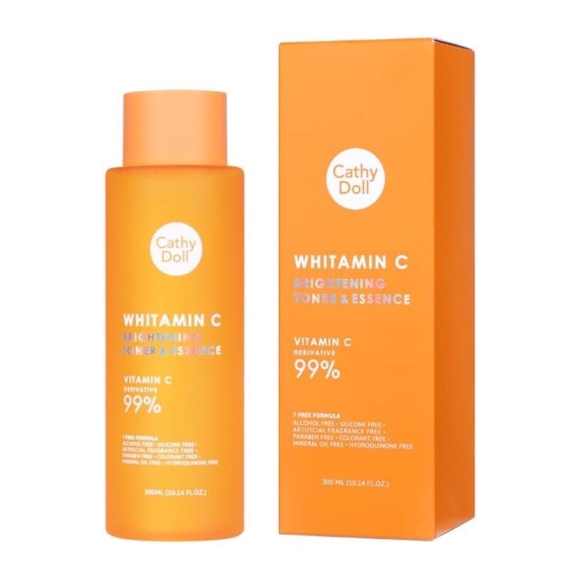 Cathy Doll Whitamin C Brightening Toner And Essence โทนเนอร์ และเอนเซนต์ วิตซี