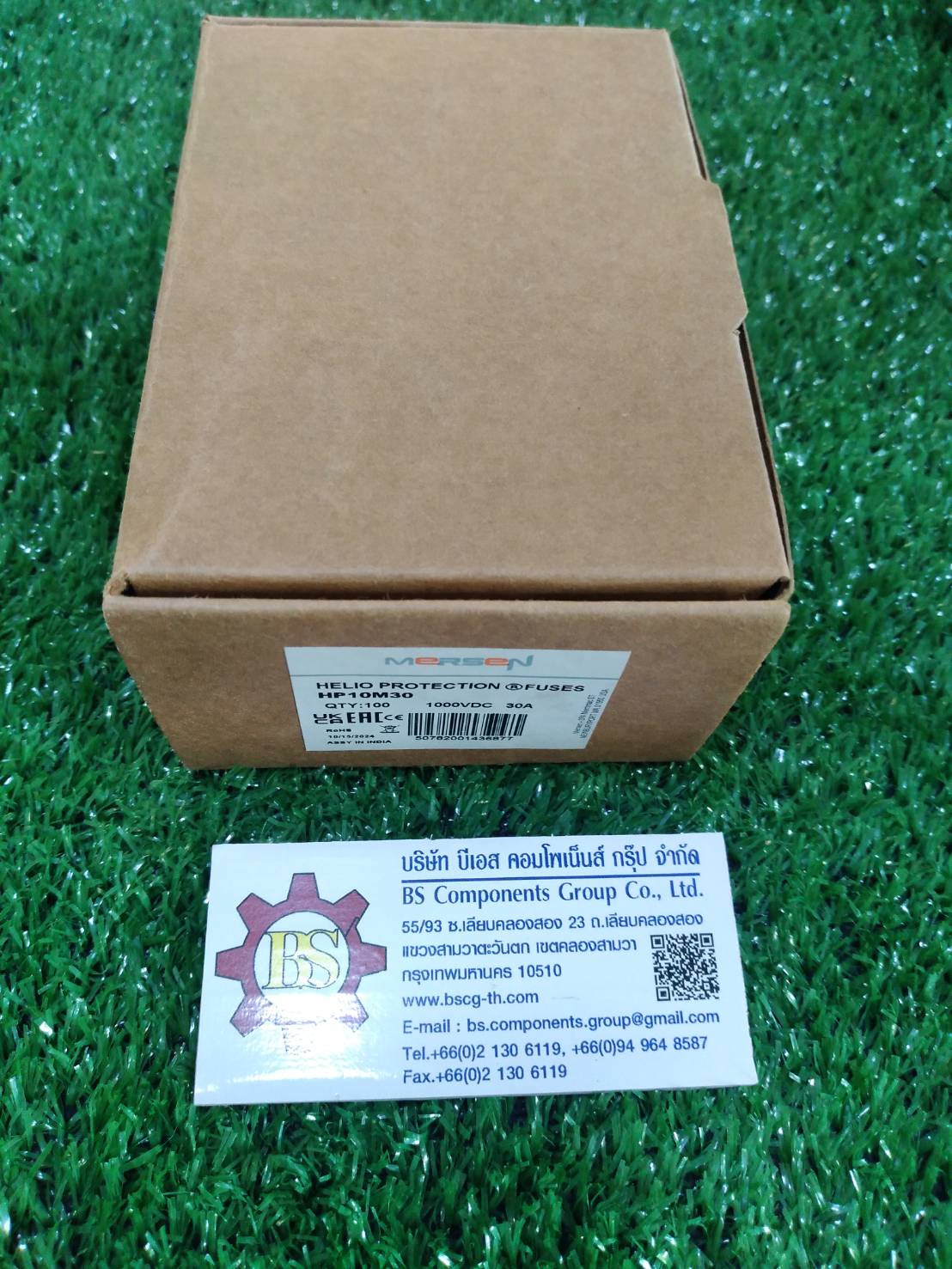 Mersen : ลูกฟิวส์ HP10M30 10x38mm. 30A 1000VDC