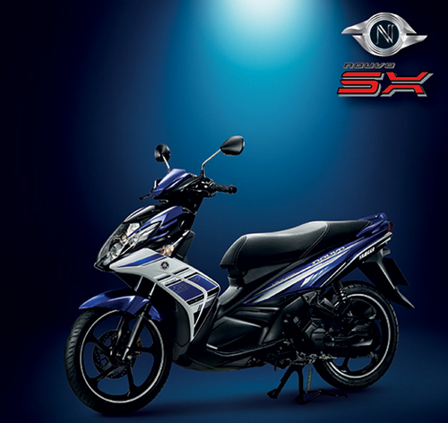Sticker Yamaha Nouvo 135 GPEidition รุ่น6 ปี 2014 ติดรถสี น้ำเงิน ดำ (เคลือบเงา) สติ๊กเกอร์ติดมอไซค์ ยามาฮ่า นูโว