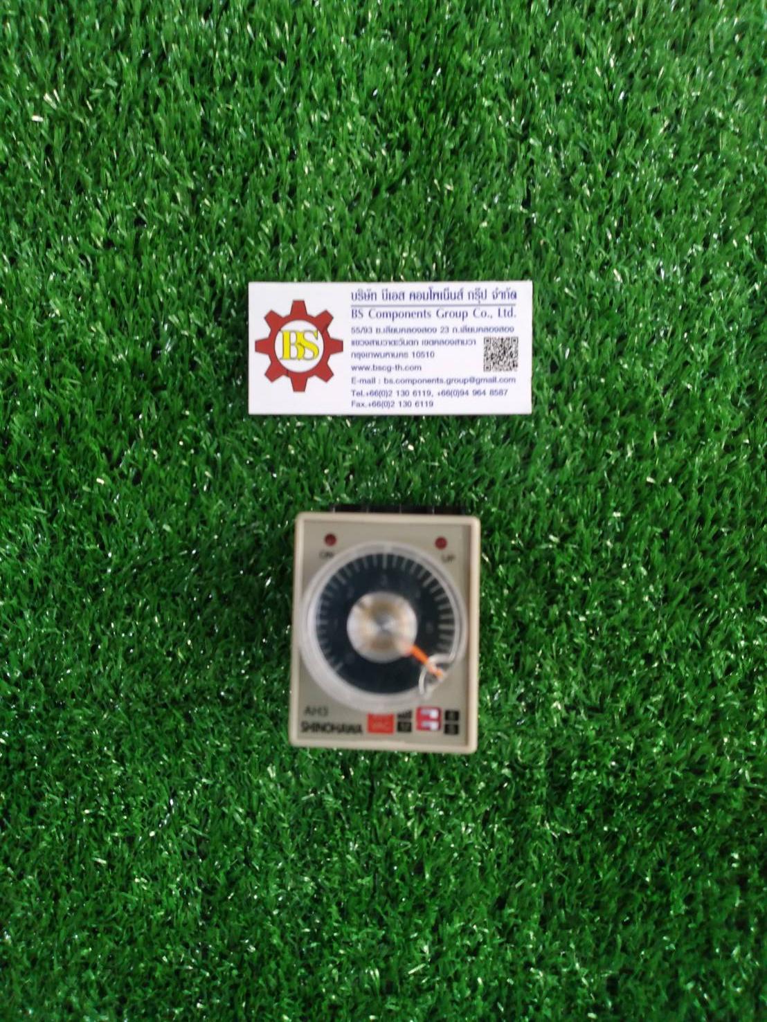 SHINOHAWA : ไทม์เมอร์ AH3-C 4ช่วง (6S,60S,6M,60M) 220VAC (รวม Socket)