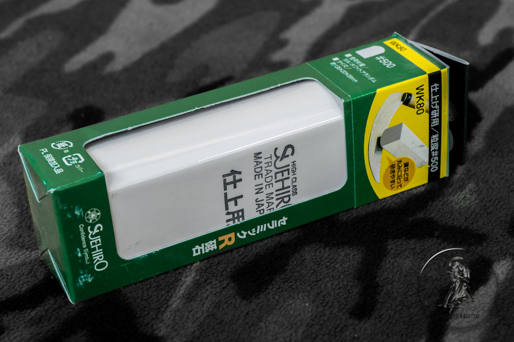 Suehiro rounded WK-80 #500 grit (หินหน้าโค้ง)