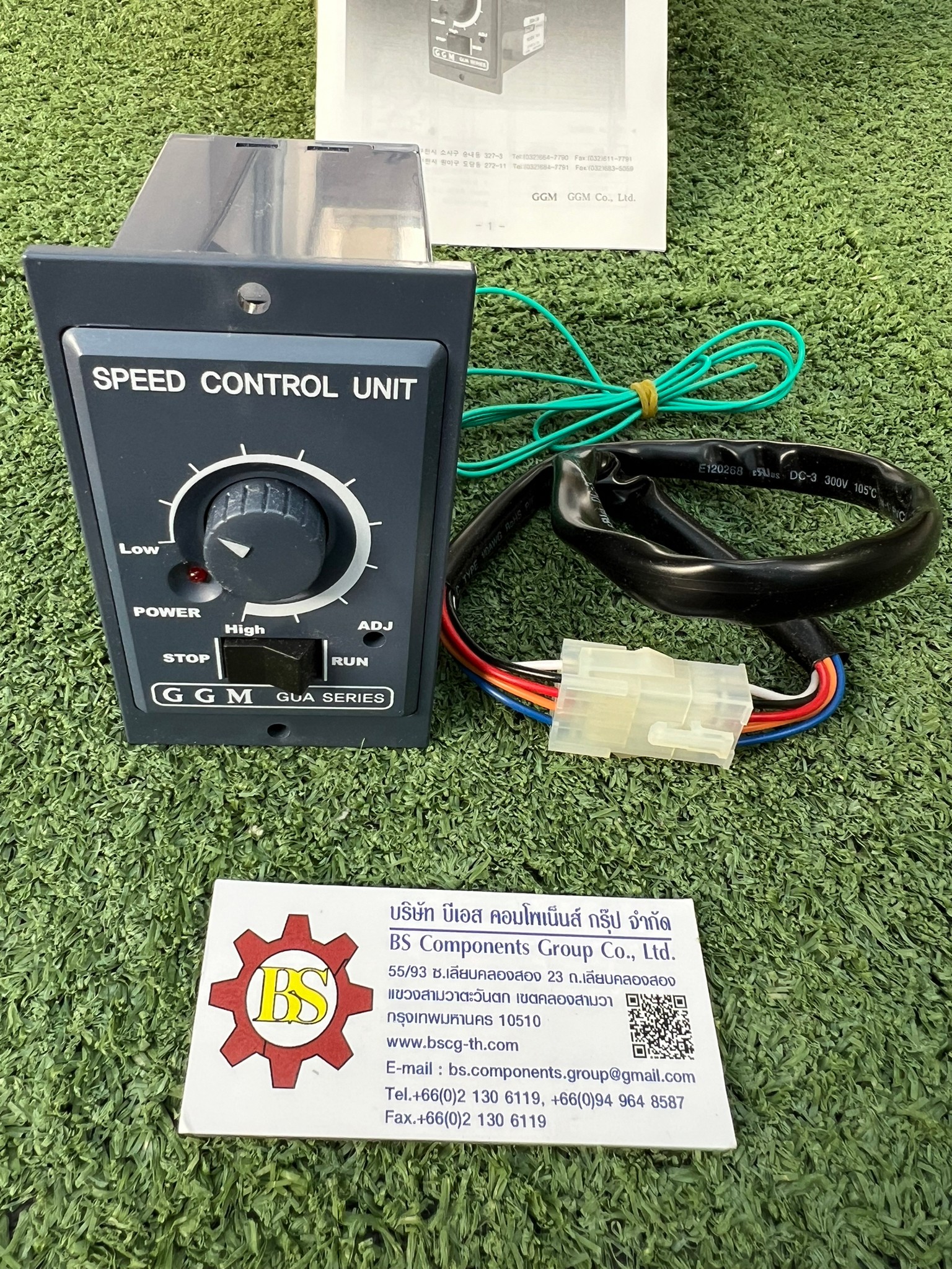 GGM : SPEED CONTROL 220V,50/60Hz,40W MODEL : GUA-C-40
