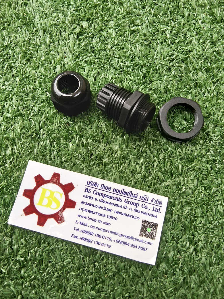 SHINOHAWA : Cable grand ไนล่อน สีดำ IP68 PG21 40ชิ้น / กล่อง (PL504)