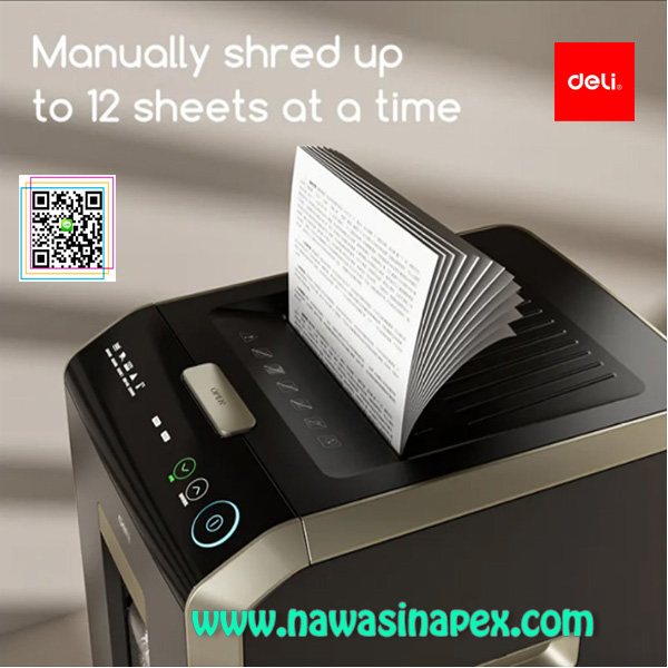 เครื่องทำลายเอกสารอัตโนมัติ DELI รุ่น T089 (ตัดละเอียด) Cross cut
