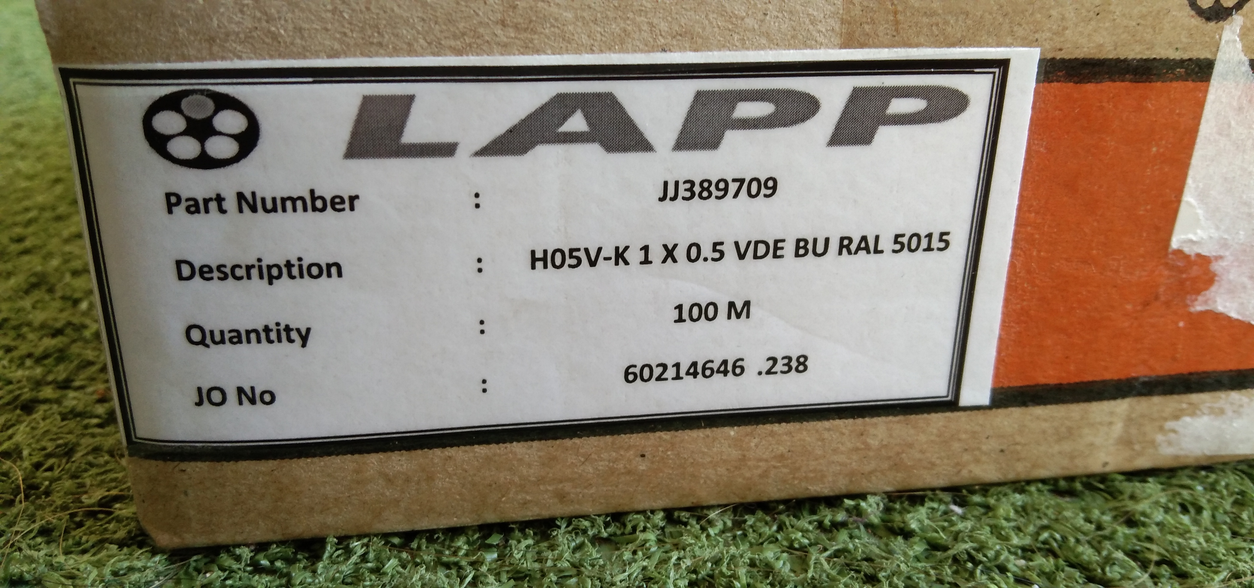 LAPP : CABLE H05V-K, 1x0.5MM2, BLU, RAL5015