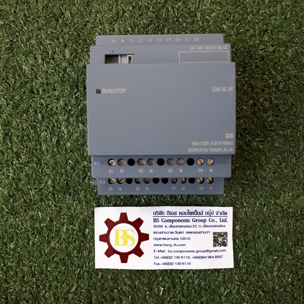 Siemens : EXPAN 6ED1055-1CB10-0BA2 LOGO! DM16 24 expansion module, PS/I/O: 24 V DC/24 V DC/trans., 8 DI/8 DO, 4 MW for LOGO! 8