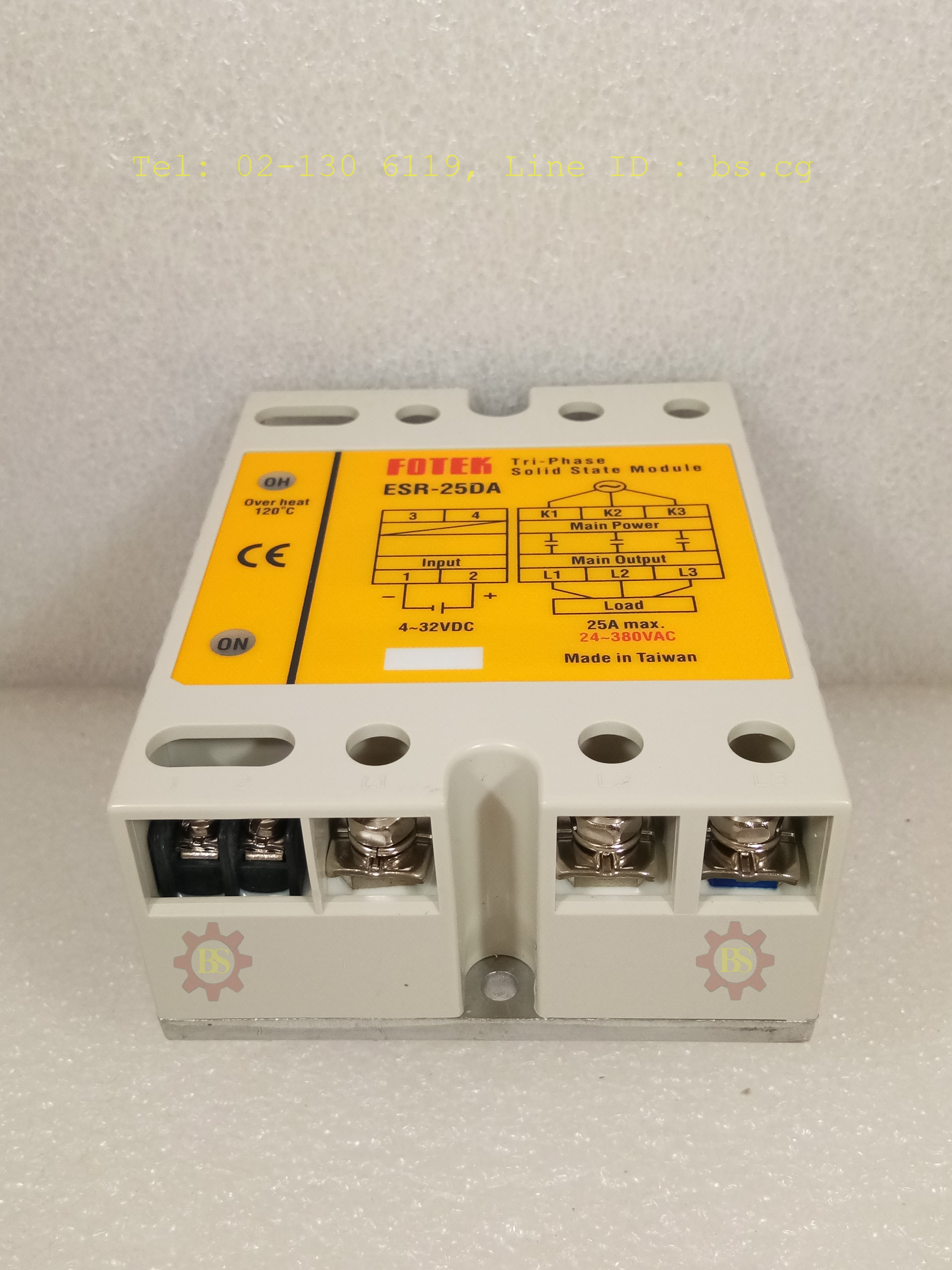 FOTEK : Solid State Module Tri-Phase ESR-25DA