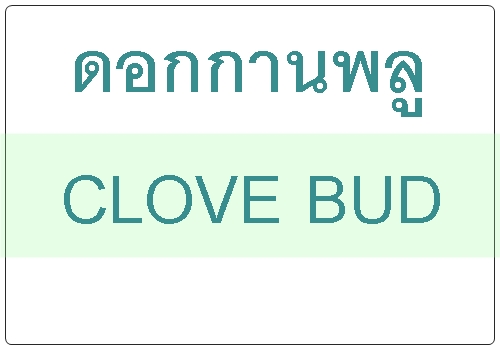CLOVE BUD ดอกกานพลู