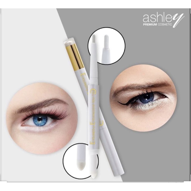 แอชลี่ย์ อายไลเนอร์ + อายแชโดว์ สีขาวมุก เนื้อนุ่ม กันน้ำ กันเหงื่อ 0.25g A169 Ashley Eyeliner Eyeshadow Pen ❤