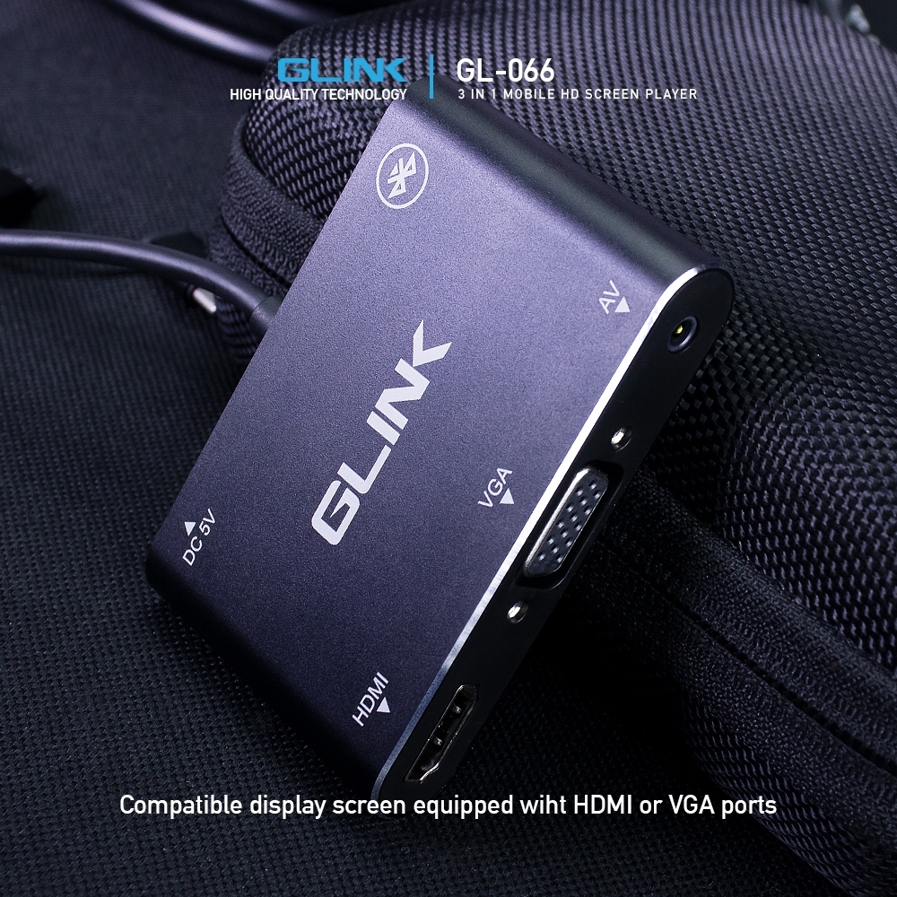 GLINK GL-066 GLINK 3 IN 1 Mobile HD Screen Player CA-TC-GL-GL066