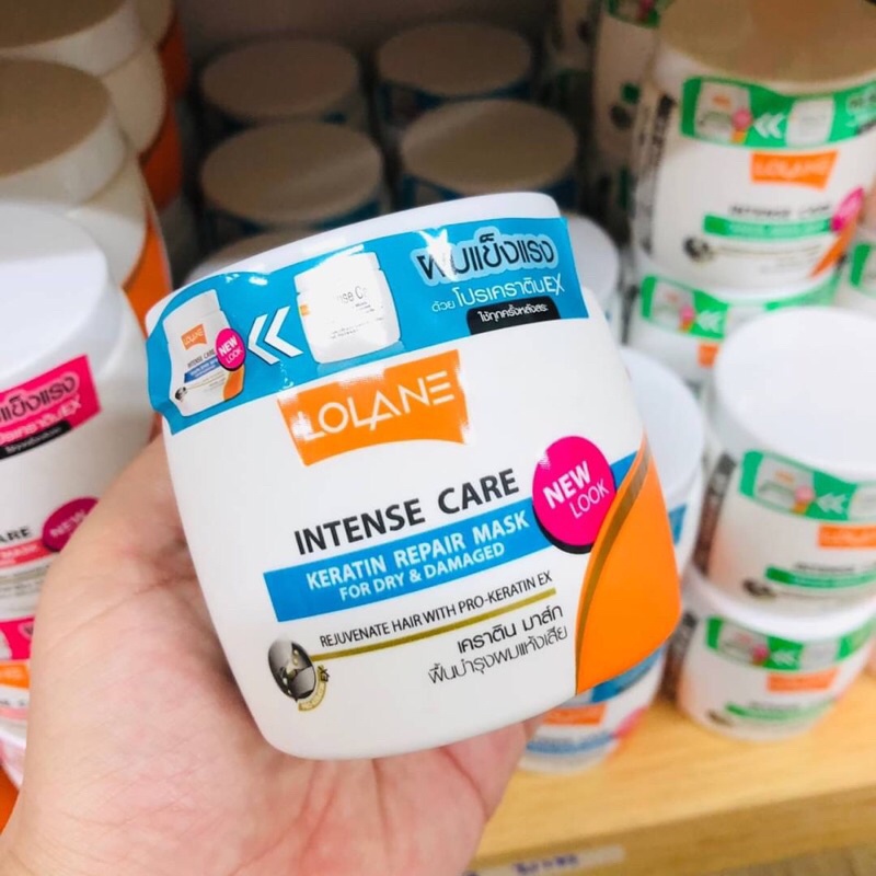Lolane Intense Care Keratin Repair Mask for Volume Filler 200g ทรีทเม้นท์ที่ดีที่สุดของโลแลน