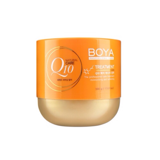 แชมพู/ทรีทเม้นท์ โบย่า คิวเทน Boya Q10 Shampoo/Treatment.500 ml ครีมหมักผม