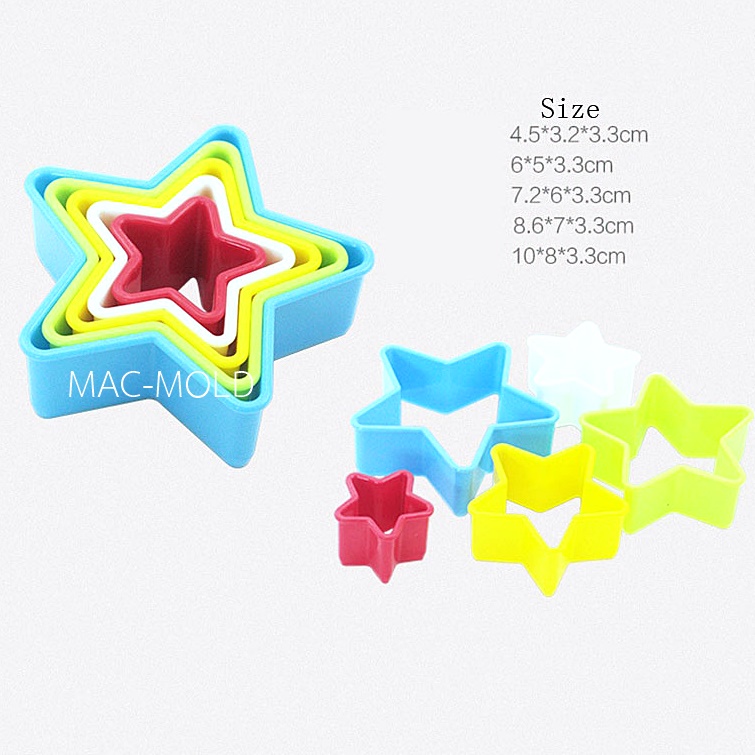 พิมพ์ตัดสบู่ดาวแฟนซี ขนาด 1 ชุด 5 ชิ้น